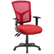 Matrix Ergonomic Heavy Duty High Back Armchair Red