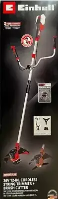 Einhell 36-Volt Cordless String Trimmer + Brush Cutter