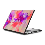 MacBook Pro 16-inch (M1 - M4) Impact Case DECONSTRUCTING THE GARDEN 3 - Pretty Pink Lavender Lilac Purple Romantic Love Floral Romance Abstract Painting Flowers Bridal Bouquet Bride Wedding Elegant