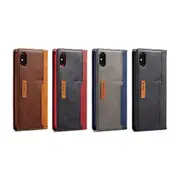 Leather Wallet Magnetic Cover Flip Case For iPhone