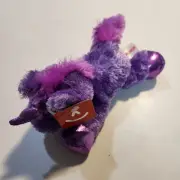 Aurora Bright Unicorn Bean Bag Plush Stuffed Animal Toy Soft Purple 8” New