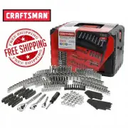Craftsman 320PC Mechanics Tool Set with 3 Drawer Tool Box Chest Garage 320 Piece