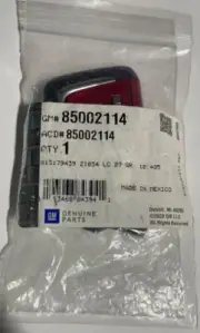 NEW Cadillac Smart Keyfob Red 5 Buttons Trunk OEM Brand New