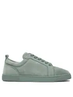 [Christian Louboutin] Christian Louboutin-Louis Junior Orlato Flat Veau Velours Ds/Gg Sneakers & Slip-On Verde-Uomo 42