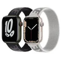 在飛比找蝦皮商城優惠-蘋果手錶7錶帶 尼龍錶帶 適用 apple watch 7 