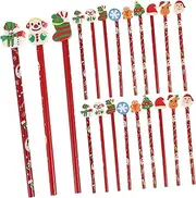 SHINEOFI Natural Wooden Pencils for Kids 36 Piece Pencil Set Eraser for Learning Creativity