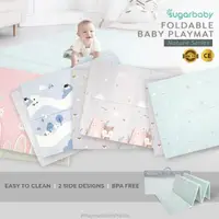 在飛比找蝦皮購物優惠-Sugar 嬰兒床墊遊戲墊折疊折疊遊戲墊嬰兒地毯遊戲墊