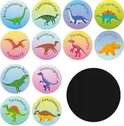 Geyee 24 Pcs Potty Training Stickers Potty Stickers Reusable Potty Training Reveal Stickers Potty Training Seat Stickers Color Changing Sticker Toilet Targets(Dinosaur)