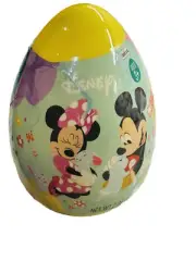 Disney Minnie/Mikey Plastic Easter Egg W/Smarties & Candy 2.86oz See Below