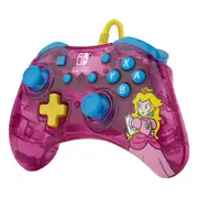 PDP Gaming Rock Candy Wired Nintendo Switch Gaming Controller Bubblegum Peach