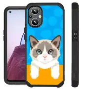 FUSION Case For OnePlus Nord N20 5G Hybrid Phone Cover CUTE CAT RAGDOLL