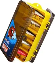 Fishing Lures Kit,Assorted Spinnerbaits Fish Bait | 24X Fishing Accessories with Double-Sided Storage, Swimbait for Bass Trout Salmon Pike Walleye