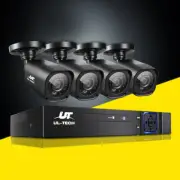 4 Channel CCTV System Home Security Video Camera Outdoor 1080P Motion Detection