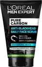 L'Oreal Paris Men Expert Pure Carbon Anti-Blackhead Daily Face Scrub 100mL,,.AU
