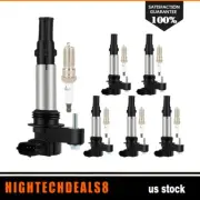 For Cadillac CTS SRX Buick Allure Chevy GMC 6 Ignition Coil & Spark Plug Pack