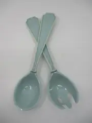 BEATRIZ BALL VIDA CHARLESTON MELAMINE AQUA SALAD SERVING SET - 11 1/4" 1204C