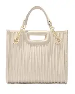 Maje Mini Quilted Leather Tote