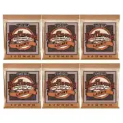 6 SETS Ernie Ball Earthwood Phos Bronze LIGHT 11-52 Acoustic Guitar Strings 2148