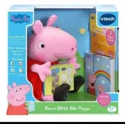 VTech Peppa Pig Read with Me Peppa, Pink Plush New In Box