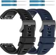 2 Pcs for 7S/6S/5S Band, 20mm Width Sport Bands With a screwdriver for Garmin Fenix 7S pro/Solar/, Fenix 6S Pro, Descent mk3 43mm/mk3i 43mm/instinct 2S Quick detachable watch strap