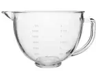 Glass Mixing Bowl 5 QT for KitchenAid 4.5 and 5 Quart Tilt-Head Stand mixer