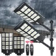 Solar Wall Lights Pathway Motion Sensor 1500W LED Bulb Outdoor Lamp Waterproof