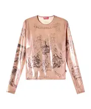 x Damiano David T-Claude-DD top S,XS,L,M pink