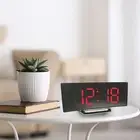 Mirror Clock Rectangle Usb Cable Led Digital Alarm Clock Light