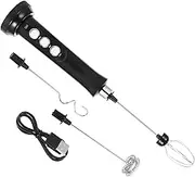 KICHOUSE Mini Hand Mixer Rechargeable Battery Cordless Hand Battery Powered Milk Frother Egg Milk Frother
