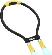 LED Neck Light for Reading Rechargeable Flashlight Knitting, Yellow