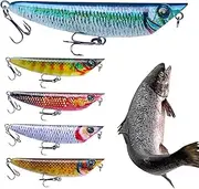 Fishing Jig Lures,Fish Swimbaits Kit - Slow Sinking Baits, Realistic Fish Lures for Freshwater Saltwater Bass Trout Crappie Walleye Pike Bluegill Salmon