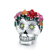 Colorful Sugar Skull Charm