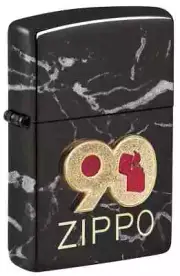 ZIPPO COMMEMORATIVE Lighter 90TH ANNIVERSARY 1932 - 2022 NEW Brass Insert