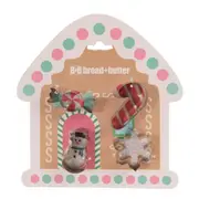 Bread and Butter Cookie Cutter - House, Snowman, Snowflake, Candy Cane - 4 Pk