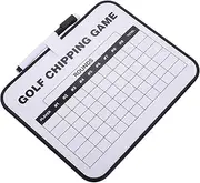 Milisten Portable Double Sided Golf Scoreboard Erasable Whiteboard for Easy Scorekeeping Lightweight Golf Tool with Ample Writing Women Golfers