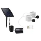 Solar Oxygen Pump Courtyard Fishbowl Aerator for Fishing/Fish Tank/Pool Pond