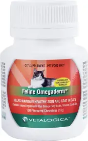 Vetalogica Feline Omegaderm for Cats 120 Chews