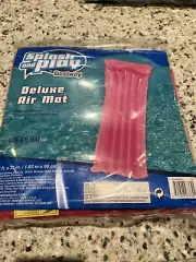 Splash & Play Deluxe Air Mat Pool Float 6 Feet X 27 Inches Gray Bestway New