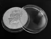20 x Coin Holder Capsules 38.6 mm for 2 oz Great Britain Silver Queen's Beast