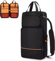 Damero Drumstick Bag, Drumstick Mallet Bag with Detachable Shoulder Strap, Hangi