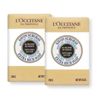 在飛比找環球Online優惠-LOCCITANE 歐舒丹 乳油木皂2入組-乳油木牛奶皂(2