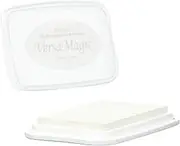 Rayher 29117102 Versa Magic Chalk Stamp Pad for Papercrafts, Card Making and Scrapbooking, Pigment Ink Pad, Cloud White, 9.9 x 6.8 x 1.9 cm