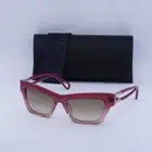 New Furla SFU465 0D78 Burgundy Gradient/Brown Gradient 53-16-140 Sunglasses
