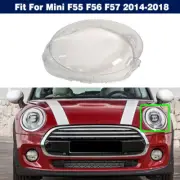 Left Headlight Headlamp Lens Cover+Sealant Glue For Mini F55 F56 F57 2014-2018 (for: Mini)