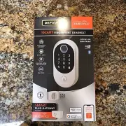 Defiant 1009 561 265 Satin Nickel SMART Fingerprint Deadbolt. 5 In 1 Access.