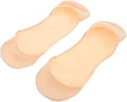 [MUSISALY] No Show Socks Women Non Slip Socks for Flats Thin Cotton Boat Socks Anti-Slip Toe Socks Fashionable Versatile