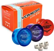 Yomega 3X Alpha Wing Yoyo, Fixed Axle Yo-Yo Designed for Beginner. String Tri...
