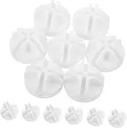 STOBOK 25pcs Cube Storage Connectors Wire Grid Cube Storage Brackets for Diy Modular Shelf Organizer