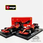 Bburago 1:43 F1 2021 Ferrari SF21 No.16 / NO.55 w/Helmet Diecast Model Car