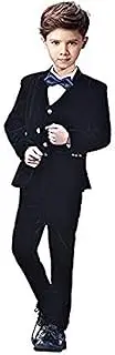 [YYI] Boys' 3 Pieces Wedding Prom Suit Tuxedo Jacket Trousers Vest